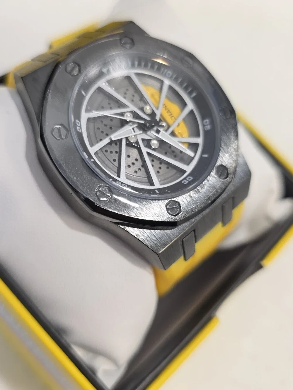 334.  Invicta Speedway Rim Men's Watch - 42mm.Yellow (69493)